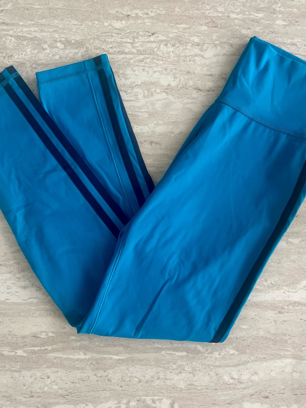 adidas Bright Aqua Sports Top with White Logo
